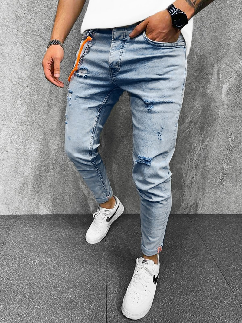 Férfi farmer nadrág Világoskék OZONEE O/B6324/1