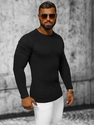 Férfi Pulóver Fekete OZONEE L/2500