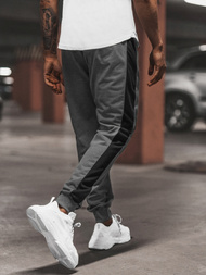 Férfi melegítő nadrág grafit OZONEE JS/68K10339Z