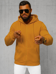 Férfi kapucnis pulóver camel OZONEE JS/2008Z