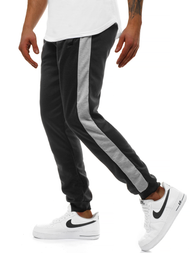 Férfi melegítő nadrág Fekete-szürke OZONEE JS/JZ11003