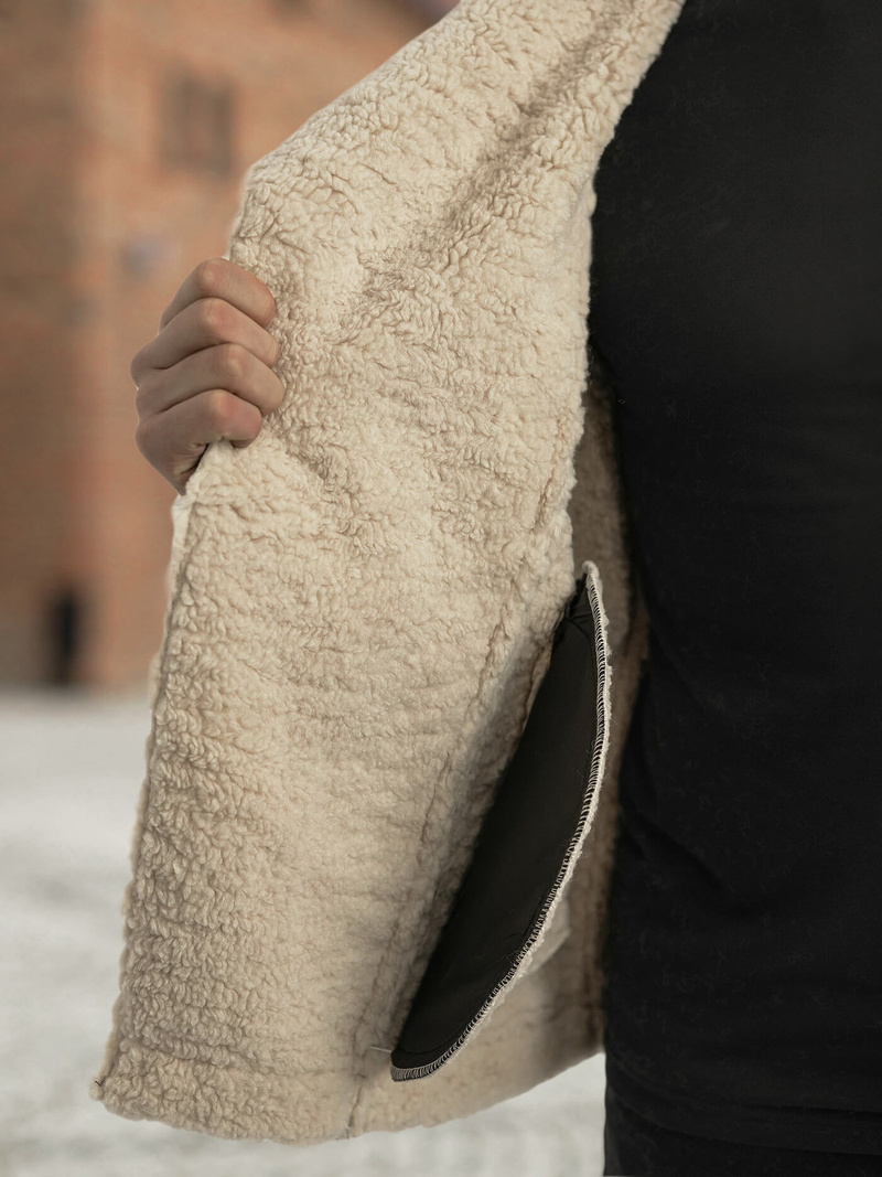 Férfi bőrdzseki fekete OZONEE JS/11Z8273