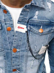 Férfi farmer dzseki kék OZONEE G/600