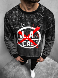 Férfi blúz Fekete OZONEE JS/22053Z