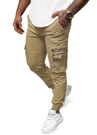 Férfi nadrág chino jogger bézs OZONEE NB/MP0201K