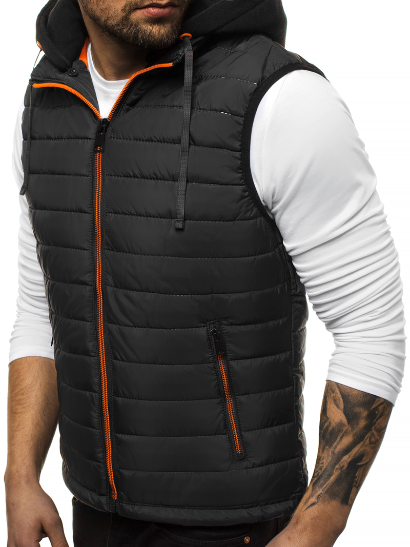 Férfi mellény Fekete OZONEE N/6102