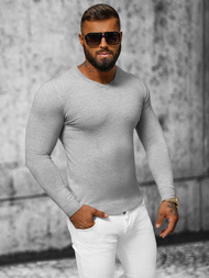 Férfi Pulóver Szürke OZONEE NB/MMB601/2Z
