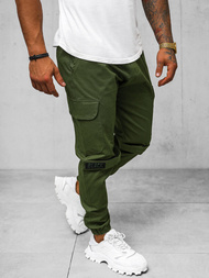 Férfi chino jogger nadrág khaki OZONEE O/G3014Z
