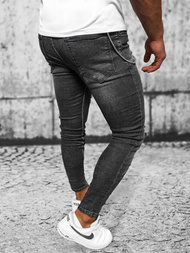 Férfi Farmer Nadrág fekete OZONEE O/MB463