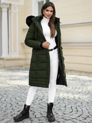 Női téli kabát khaki OZONEE O/W377Z