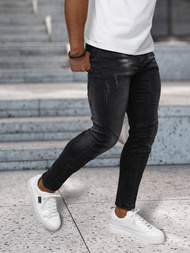 Férfi Farmer Nadrág Fekete OZONEE NB/MP0025NZ