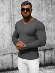 Férfi Pulóver Grafit OZONEE NB/MMB601/3Z