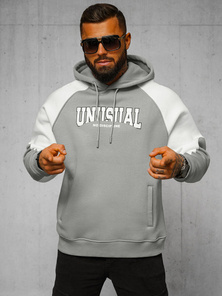 Kapucnis felső szürke OZONEE O/SWE23027Z