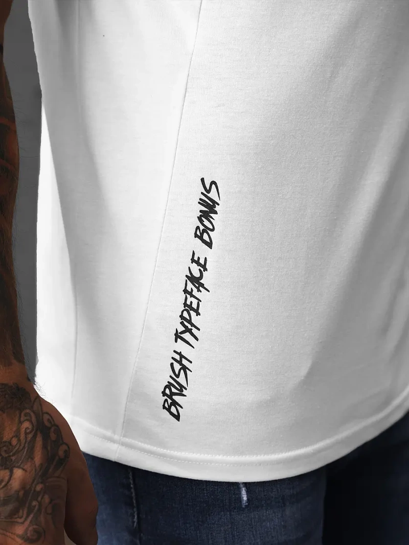 Férfi Póló Fehér OZONEE JS/S150/1Z