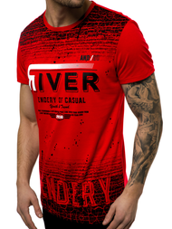 Férfi póló Piros OZONEE JS/SS10960