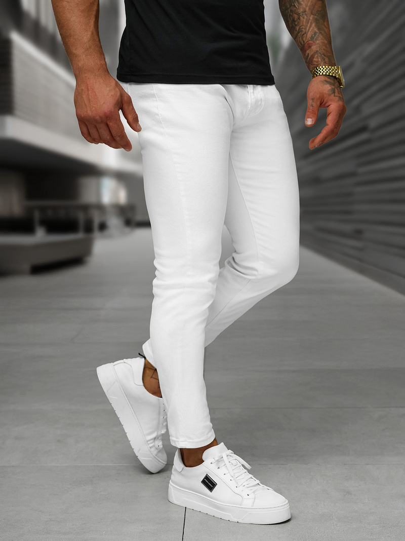 Férfi farmer nadrág fehér OZONEE O/YB661