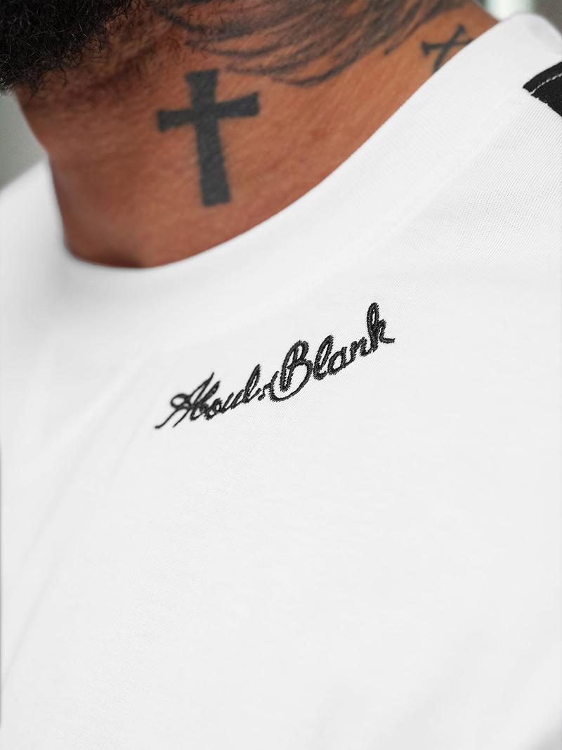 Férfi Póló Fehér OZONEE O/QQ1195Z