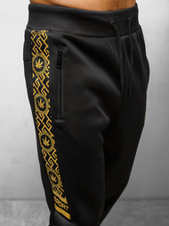 Férfi melegítő nadrág Fekete-Arany OZONEE O/HM663