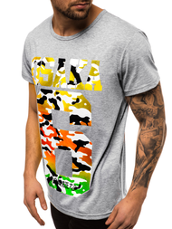 Férfi póló Szürke OZONEE JS/KS1958