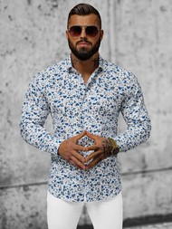 Férfi Ing Fehér OZONEE O/V16