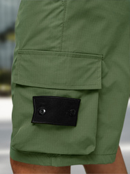 Férfi rövidnadrág khaki OZONEE JS/27K6538/60