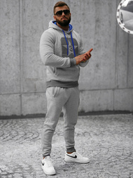 Férfi melegítő együttes szürke OZONEE JS/8C59/2