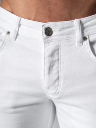 Férfi Farmer Nadrág Fehér OZONEE E/5348/01Z