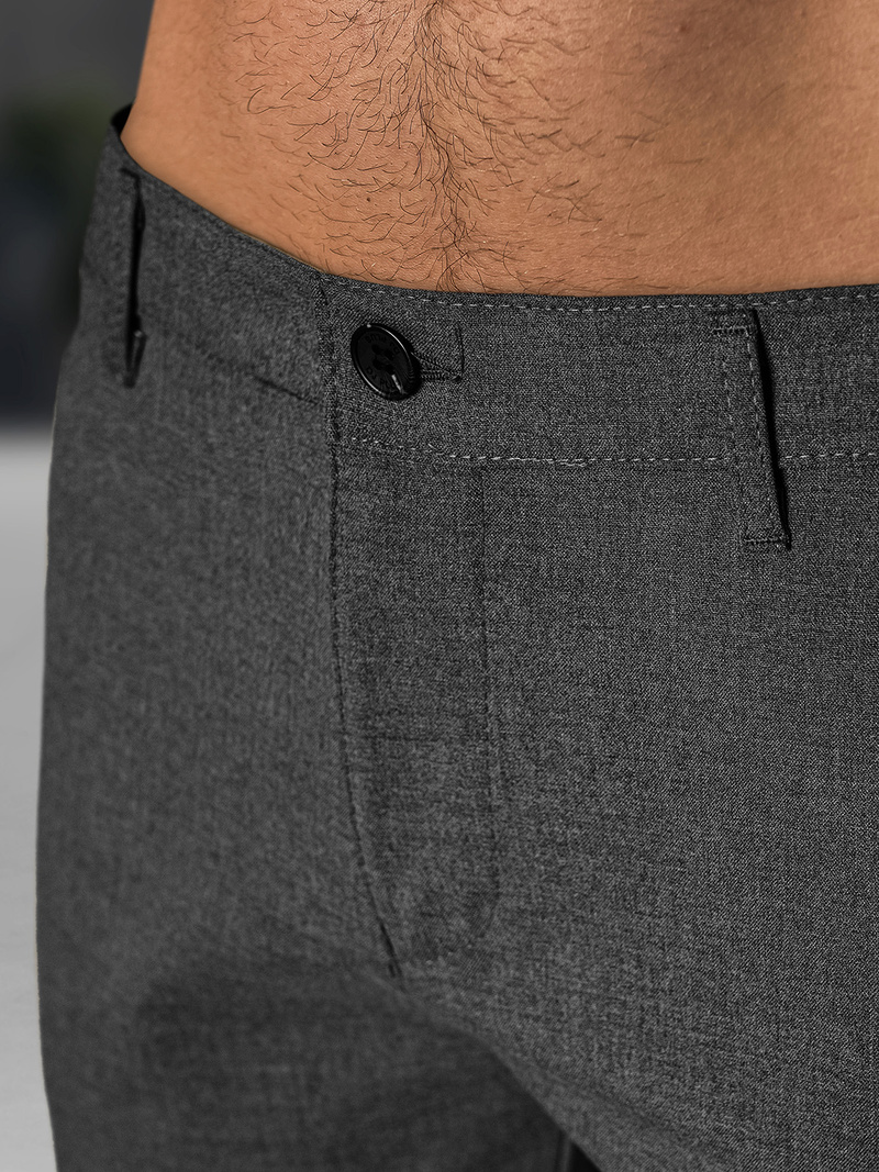 Férfi Chino Rövidnadrág Grafit OZONEE DJ/4400