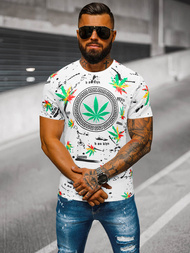 Férfi Póló Fehér OZONEE O/T131/1