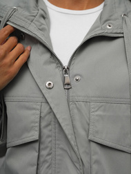 Női Kabát Szürke OZONEE O/G118Z