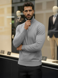 Férfi Pulóver Szürke OZONEE V/V24504