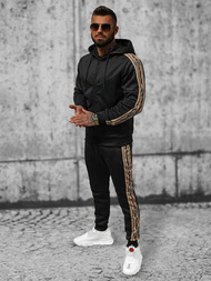 Férfi Szabadidő Együttes Fekete OZONEE O/3A167