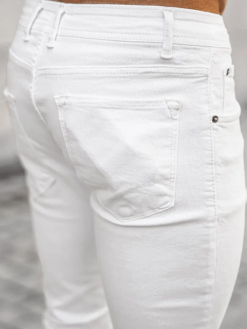 Férfi Farmer Nadrág Fehér OZONEE E/5391/01Z