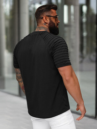 Férfi Póló Fekete OZONEE JS/8T88/3Z