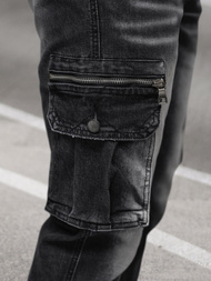 Férfi Nadrág Jogger fekete OZONEE NB/MP0108N