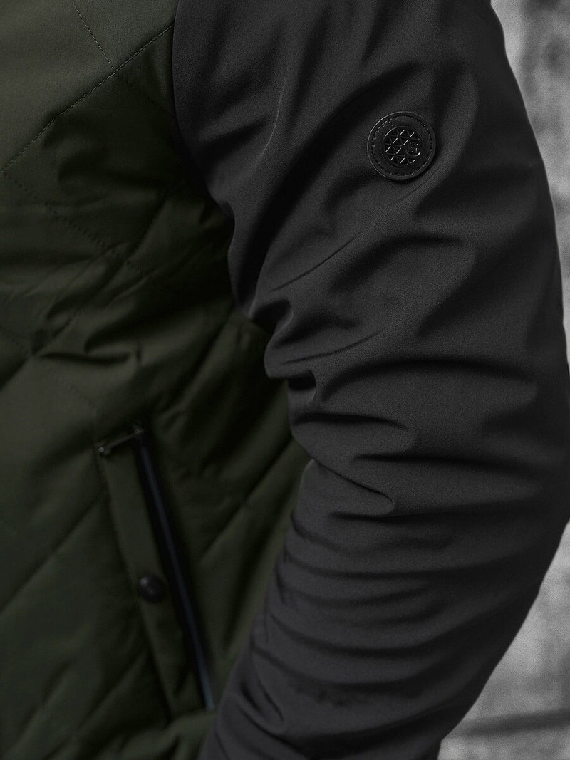 Férfi Dzseki Sötét-Zöld OZONEE JS/84M3022/136