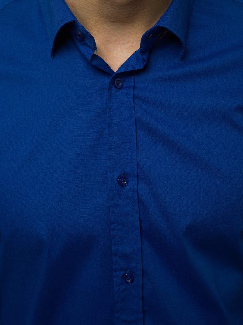 Férfi Ing Kobalt OZONEE EP/K04Z