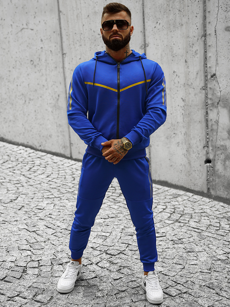 Férfi Szabadidő Együttes Kék OZONEE JS/C8117