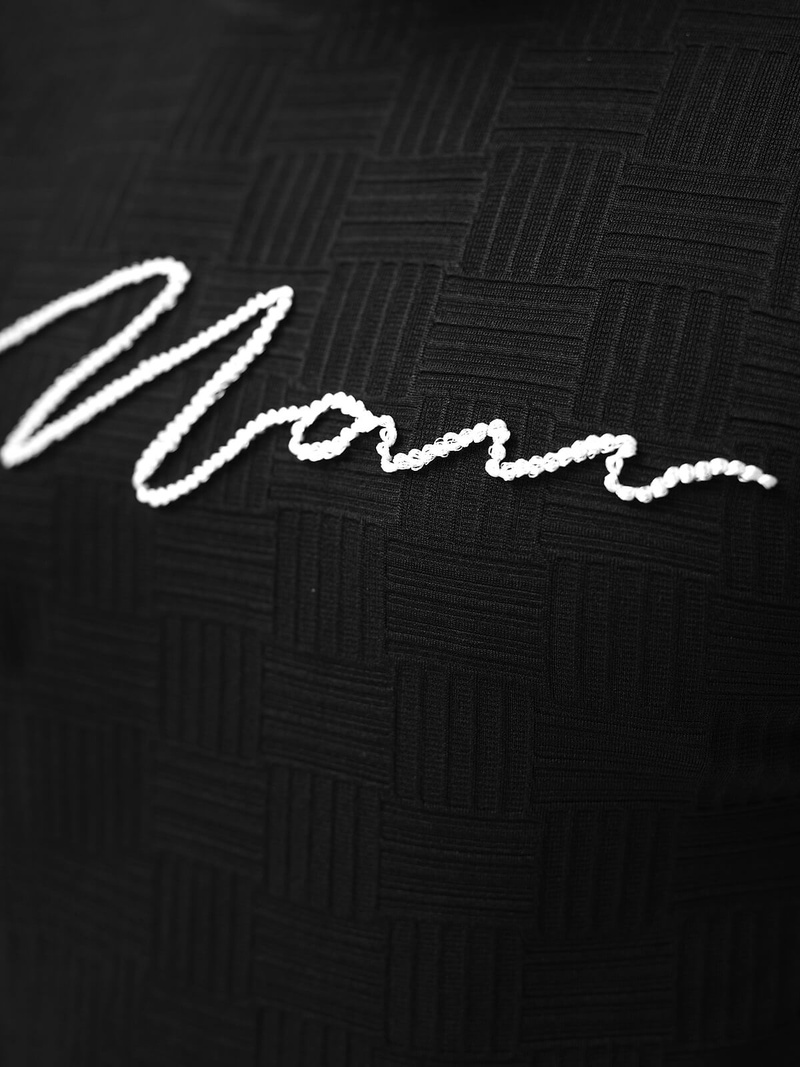 Férfi Póló Fekete OZONEE O/QS11628