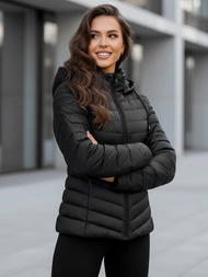 Női kabát fekete OZONEE JS/11Z8226Z