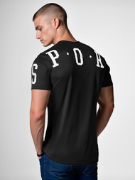 Férfi Póló Fekete OZONEE O/8T1260/3Z