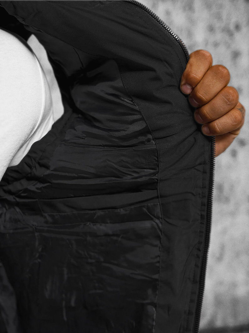 Férfi Mellény Fekete OZONEE JS/84M3028/392