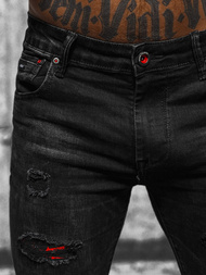 Férfi farmer nadrág fekete OZONEE DR/TF263