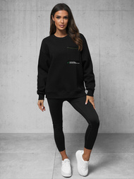 Pulóver fekete OZONEE O/SWE23022Z