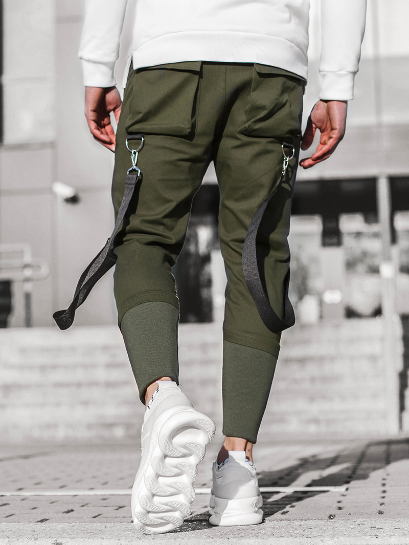 Férfi nadrág jogger Khaki OZONEE G/11133