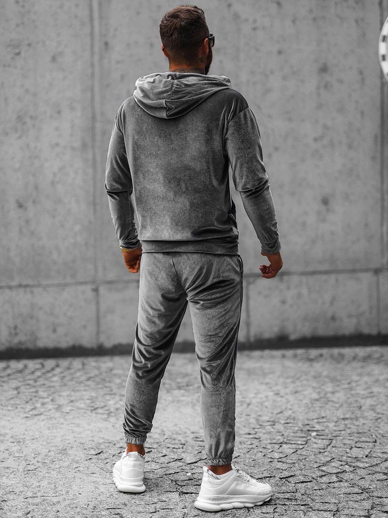 Férfi Melegítő Együttes Szürke OZONEE O/D8160/9157