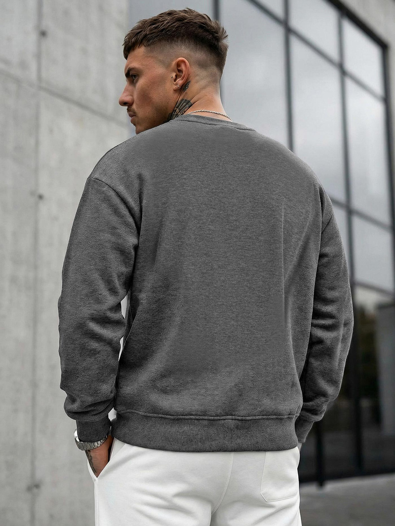 Férfi Melegítő Felső Grafit OZONEE JS/8B1768/5