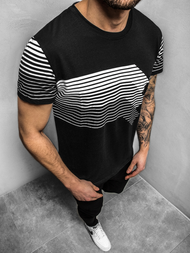 Férfi póló Fekete OZONEE JS/KS2058Z