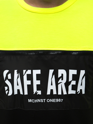 Férfi blúz Sárga neon OZONEE MACH/2121