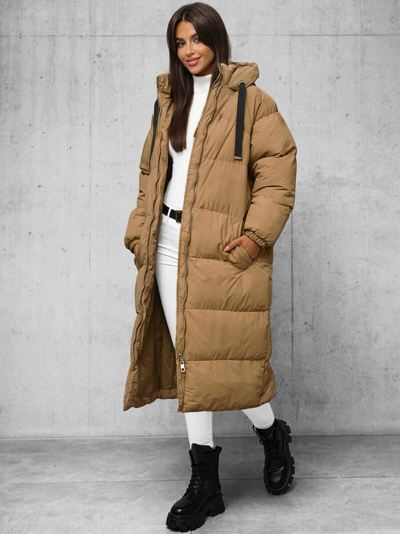 Női téli kabát camel OZONEE JS/5M3163/84Z